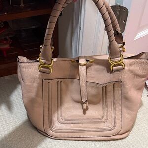 Chloe Shell Pink Tote Bag